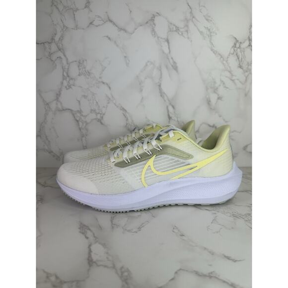 Nike Women's 7.5 Air Zoom Pegasus 39 Sail/Citron Tint Running Shoes FD0796-100 - Picture 3 of 7